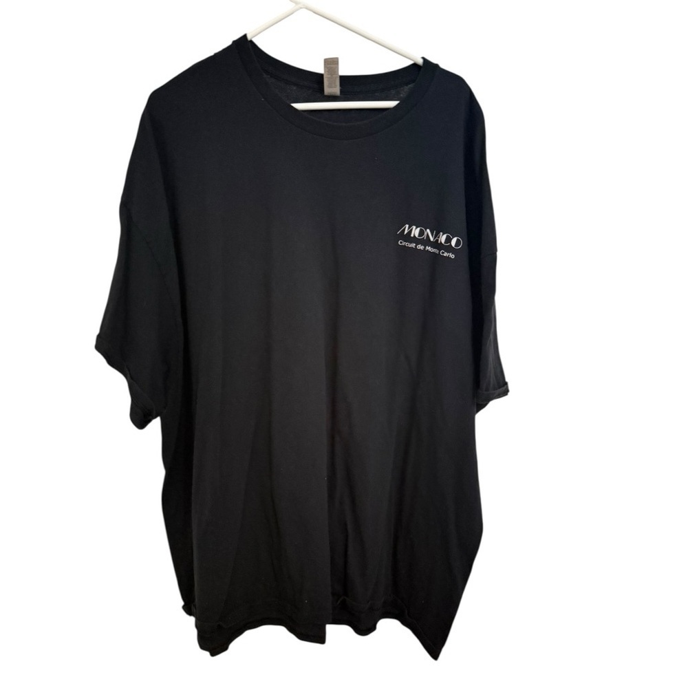 Monaco Circuit de Monte Carlo Graphic Tee Black Mens 4XL Boxy